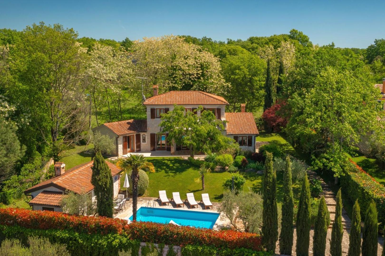 Rustic Villa Cehici With Pool In Sveti Lovrec Jehnici Exteriör bild